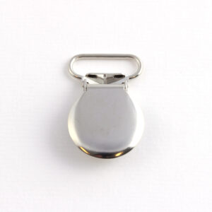 Seleklips Rund – 20mm – Blank - Bilde 1