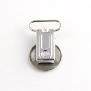 Seleklips Rund – 20mm – Blank - Bilde 2