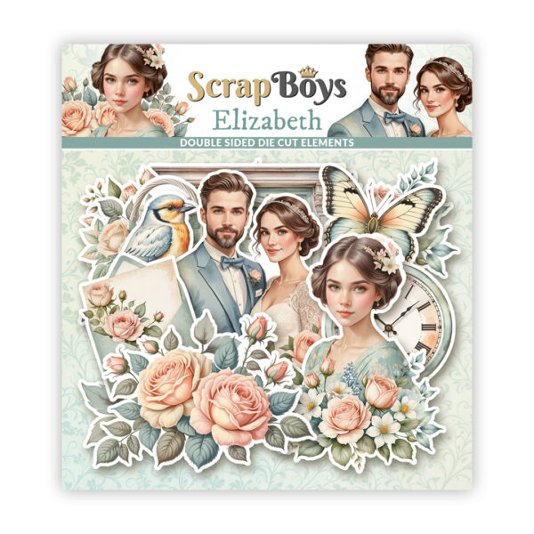 ScrapBoys Elizabeth  SB-ELIZ-12 Die Cuts 47pcs