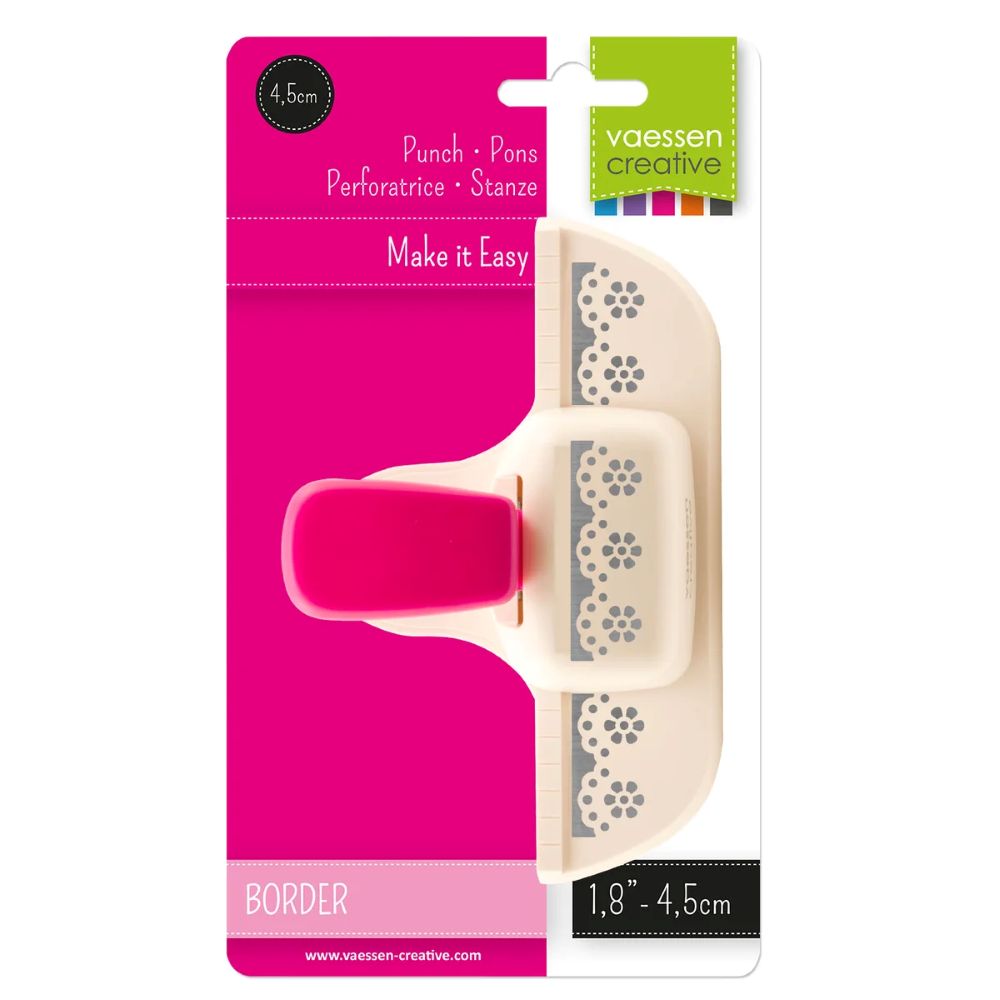 Vaessen Creative- Border Punch Flower Dots - Bilde 1