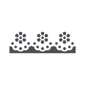 Vaessen Creative- Border Punch Flower Dots - Bilde 4