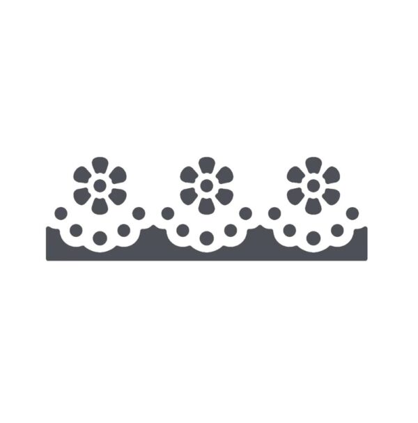 Vaessen Creative- Border Punch Flower Dots