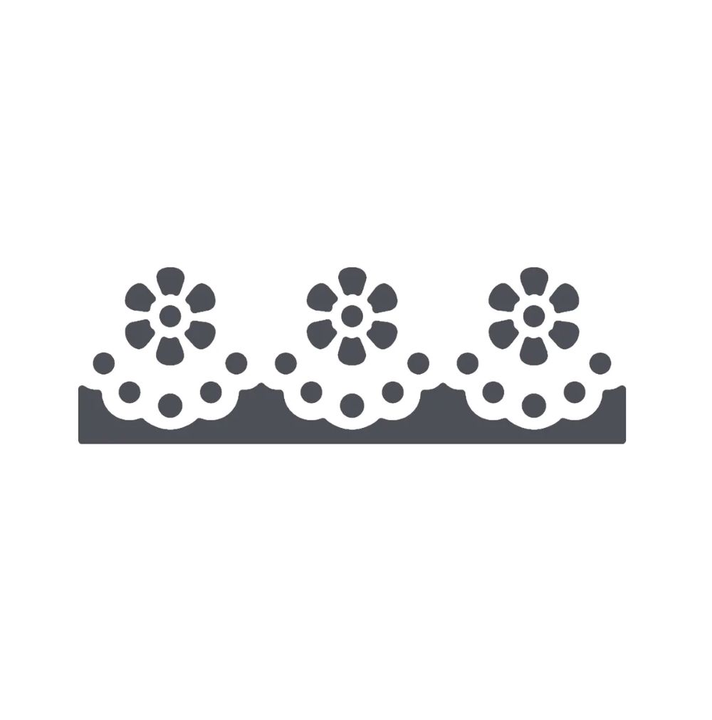 Vaessen Creative- Border Punch Flower Dots - Bilde 4