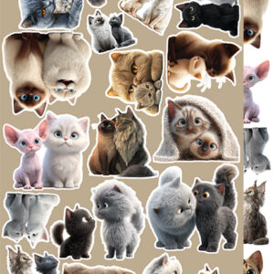 Craft O`Clock Lovely Pets Mix Sett med 18 stk Klippeark - Bilde 10