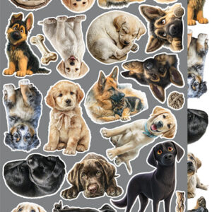 Craft O`Clock Lovely Pets Mix Sett med 18 stk Klippeark - Bilde 16