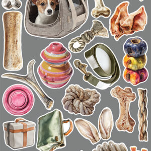 Craft O`Clock Lovely Pets Mix Sett med 18 stk Klippeark - Bilde 26