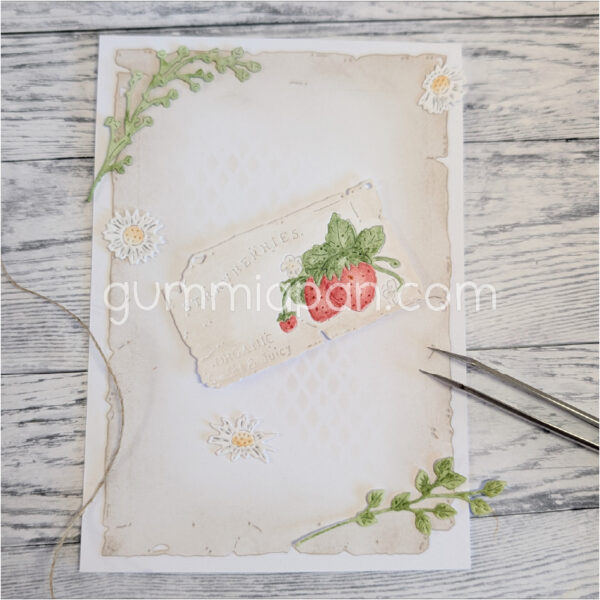 Gummiapan Dies Tre Blomster