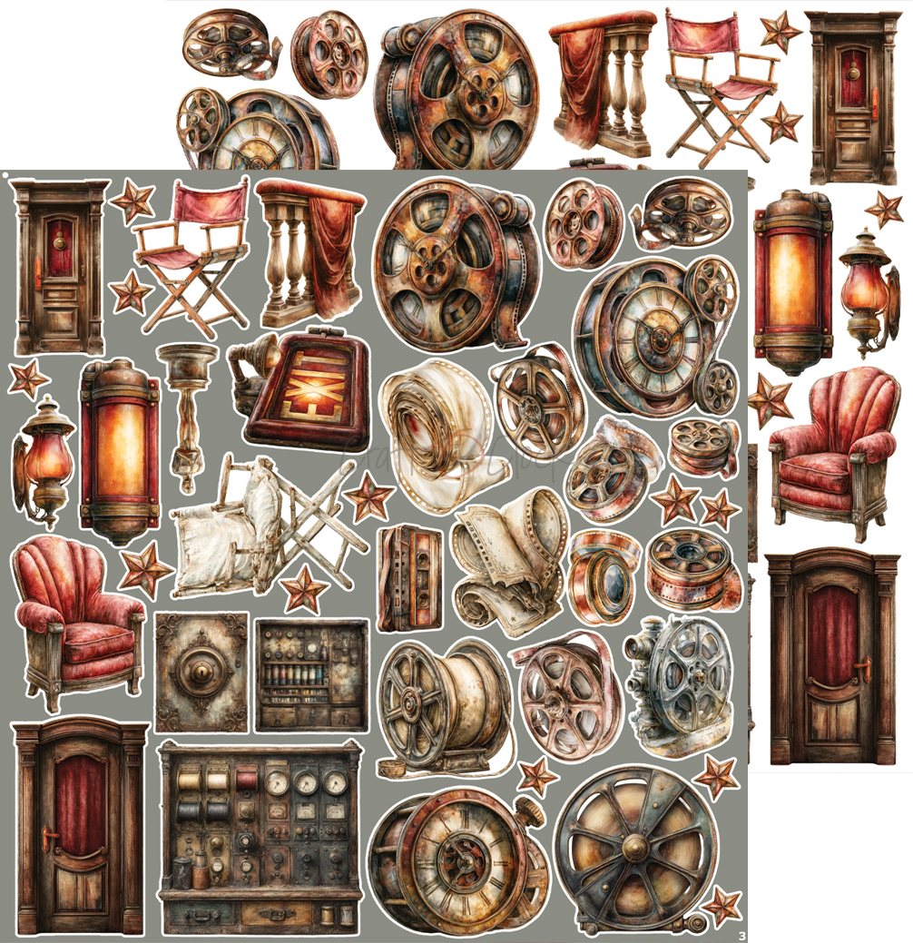 Craft O`Clock Silver Screen Magic - Extras set - MIX - Bilde 2