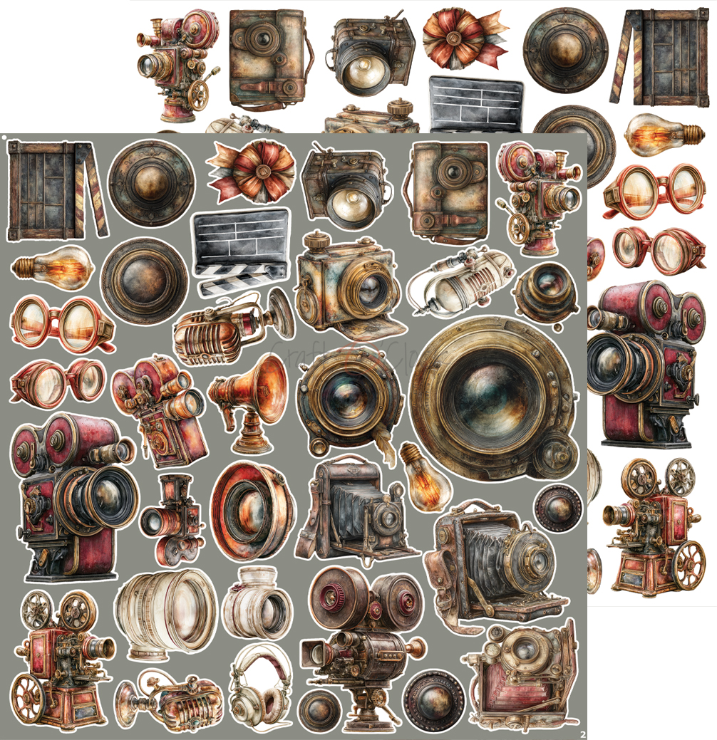 Craft O`Clock Silver Screen Magic - Extras set - MIX - Bilde 3