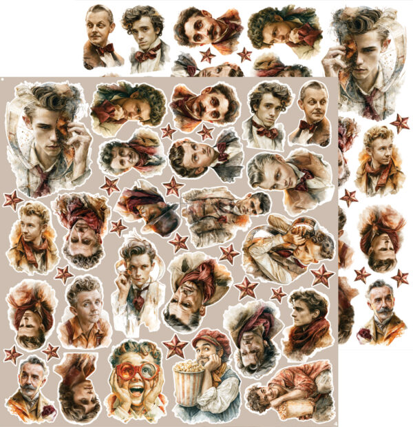Craft O`Clock Silver Screen Magic - Extras set - MIX