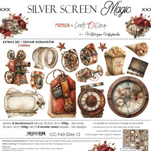 Craft O`Clock Silver Screen Magic - Extras set - MIX - Bilde 9