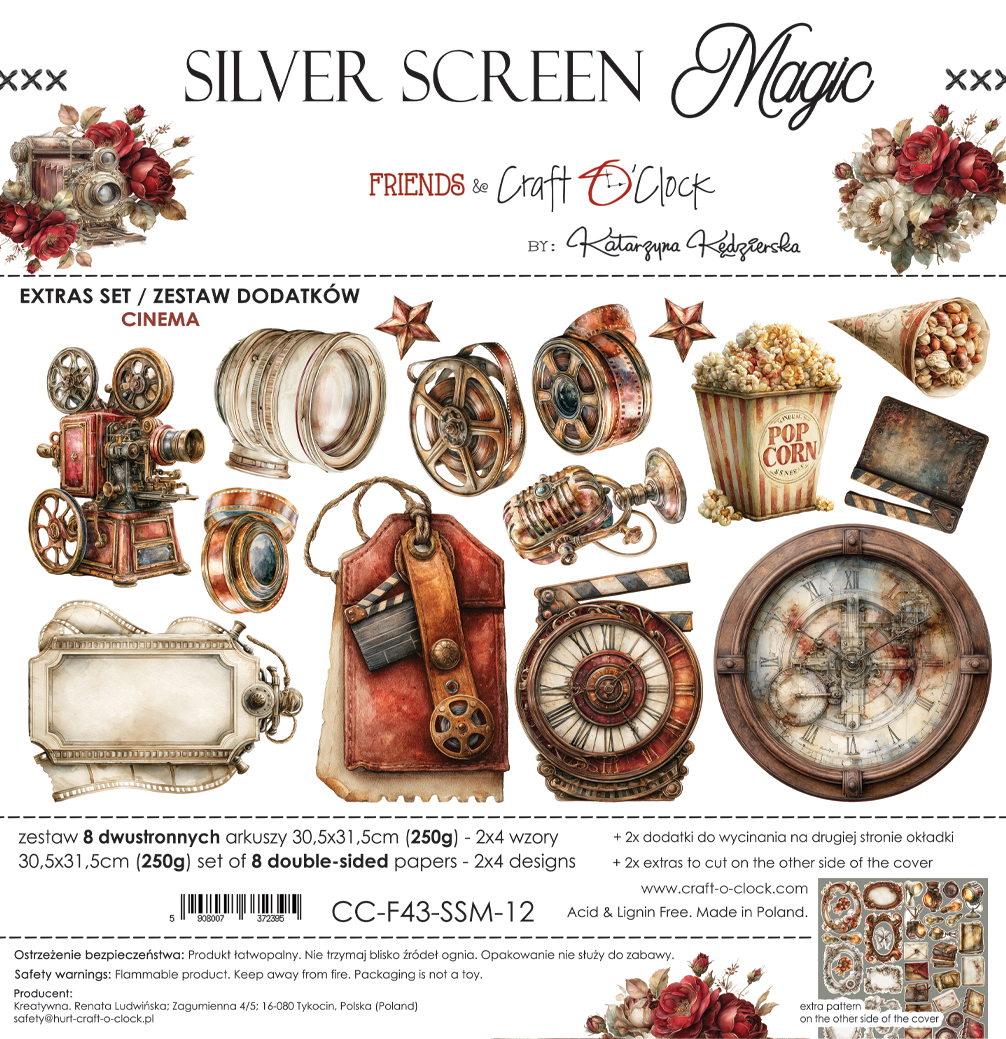 Craft O`Clock Silver Screen Magic - Extras set - MIX - Bilde 9
