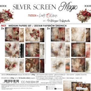 Craft O`Clock Silver Screen Magic - 20,3x20,3 cm - MIX - Bilde 1