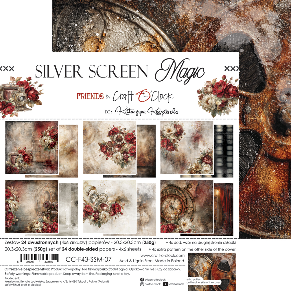 Craft O`Clock Silver Screen Magic - 20,3x20,3 cm - MIX - Bilde 16