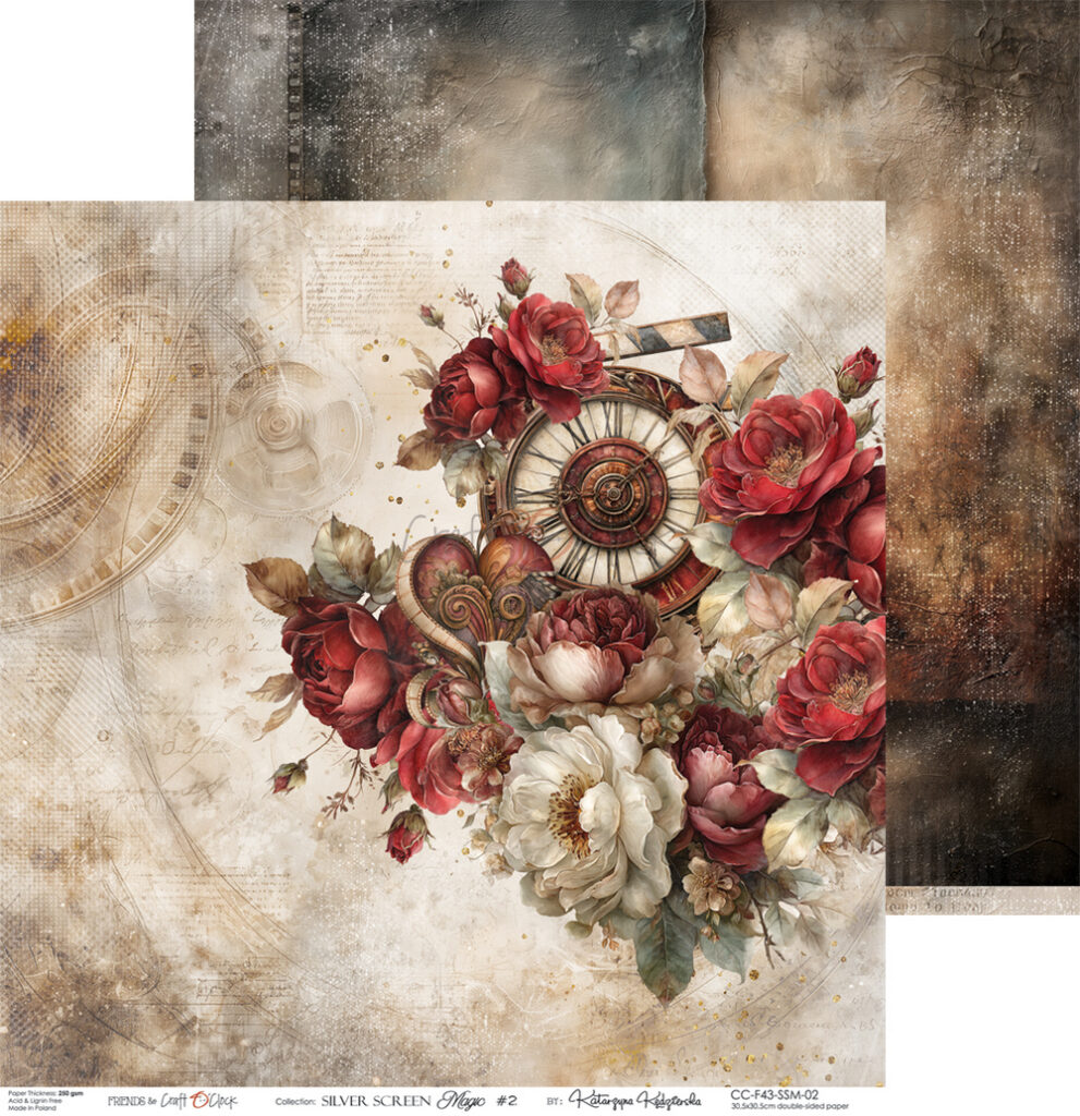 Craft O`Clock Silver Screen Magic - 30,5x30,5 cm
