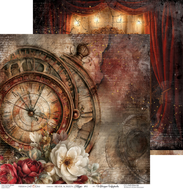 Craft O`Clock Silver Screen Magic - 30,5x30,5 cm