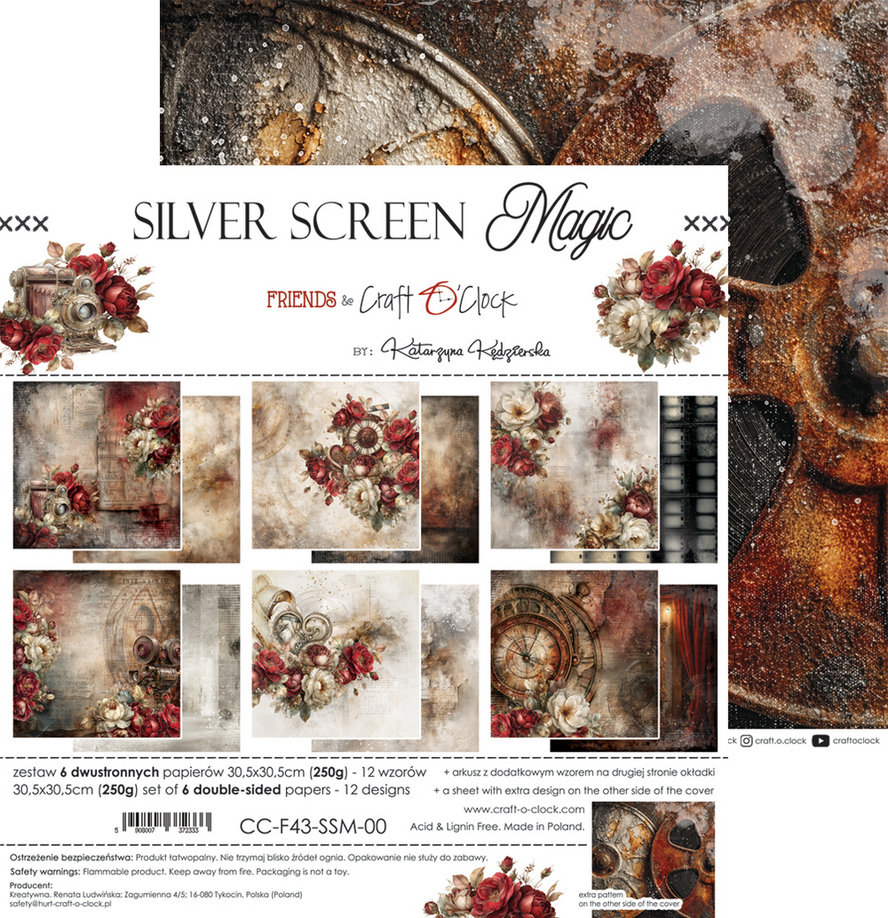 Craft O`Clock Silver Screen Magic - 30,5x30,5 cm - Bilde 7