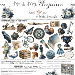 Craft O`Clock Mr. & Mrs. Elegance - Extras set - MIX - Bilde 1