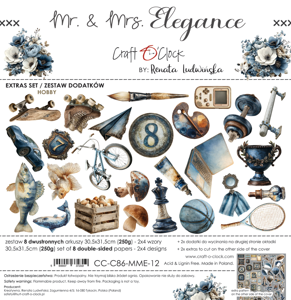 Craft O`Clock Mr. & Mrs. Elegance - Extras set - MIX - Bilde 1