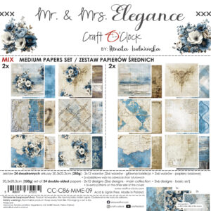 Craft O`Clock Mr. & Mrs. Elegance - 20,3x20,3 cm - MIX - Bilde 1
