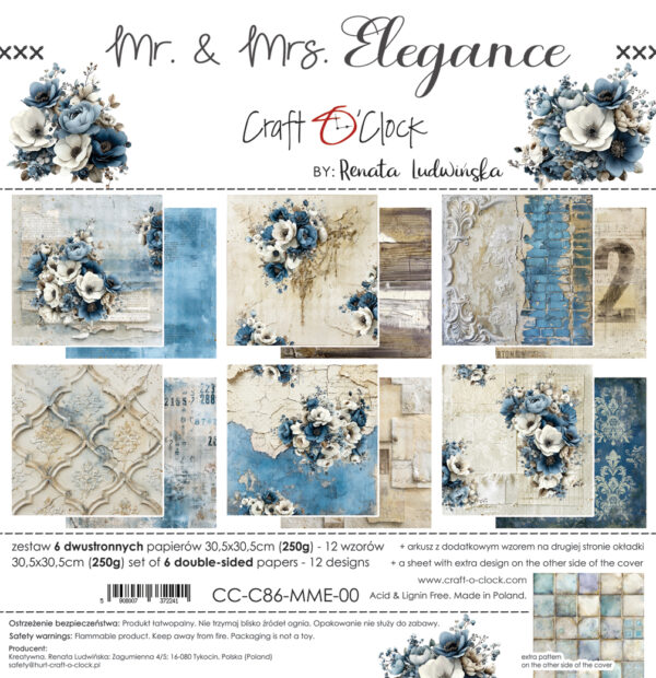 Craft O`Clock Mr. & Mrs. Elegance - 30,5x30,5 cm