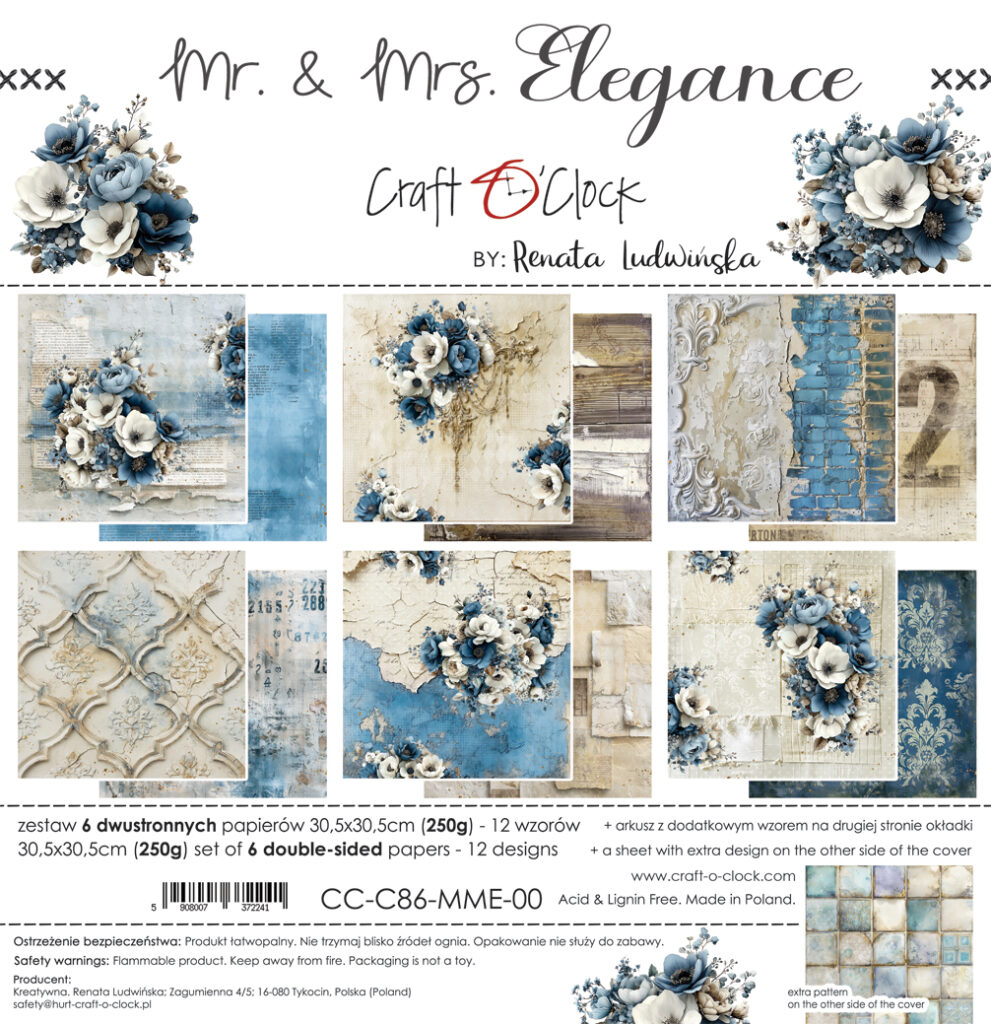 Craft O`Clock Mr. & Mrs. Elegance - 30,5x30,5 cm