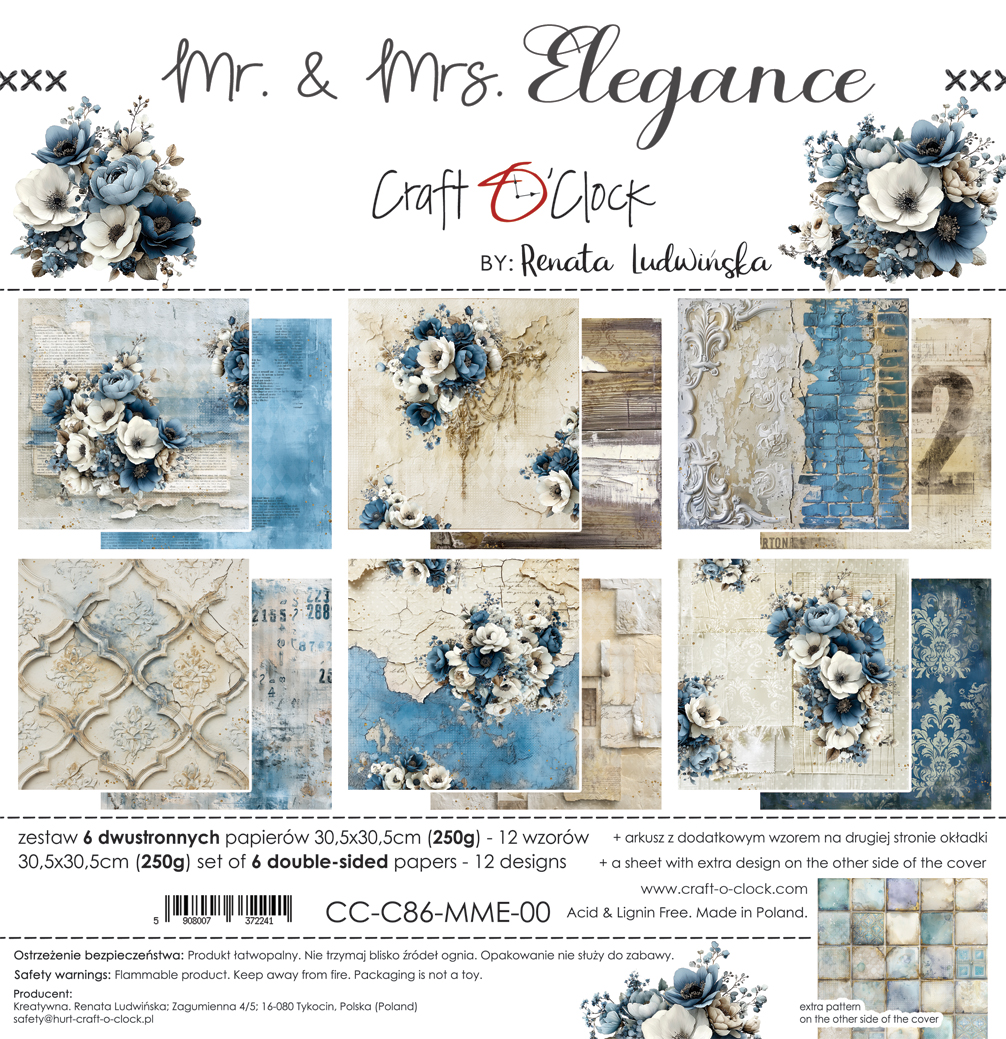 Craft O`Clock Mr. & Mrs. Elegance - 30,5x30,5 cm - Bilde 1
