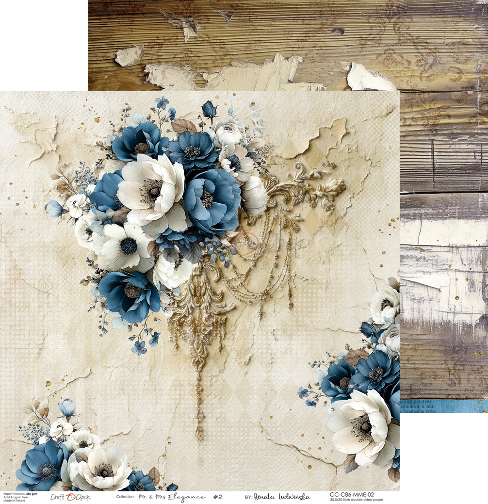 Craft O`Clock Mr. & Mrs. Elegance - 30,5x30,5 cm - Bilde 2
