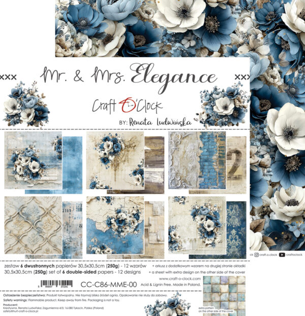 Craft O`Clock Mr. & Mrs. Elegance - 30,5x30,5 cm