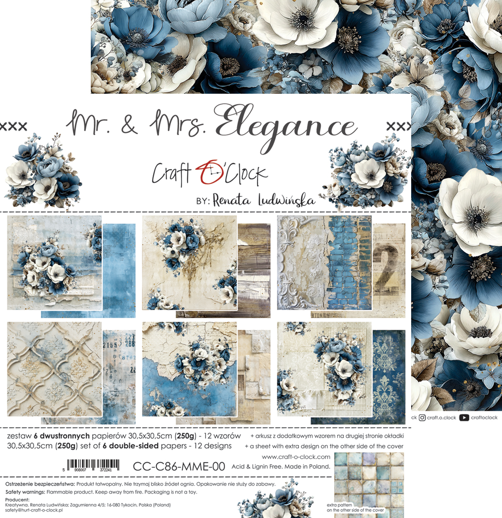 Craft O`Clock Mr. & Mrs. Elegance - 30,5x30,5 cm - Bilde 7