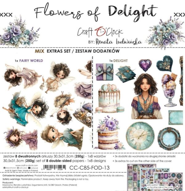 Craft O`Clock Flowers of Delight - Extras set - MIX