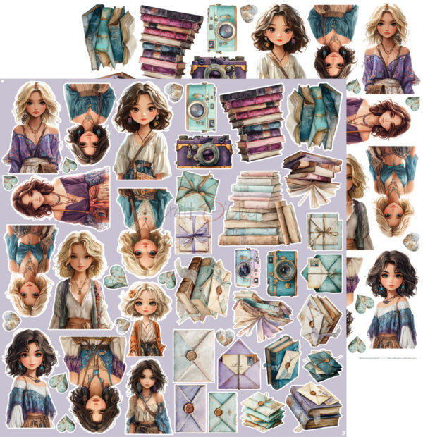 Craft O`Clock Flowers of Delight - Extras set - MIX