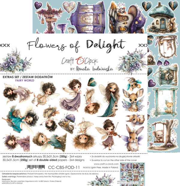 Craft O`Clock Flowers of Delight - Extras set - MIX