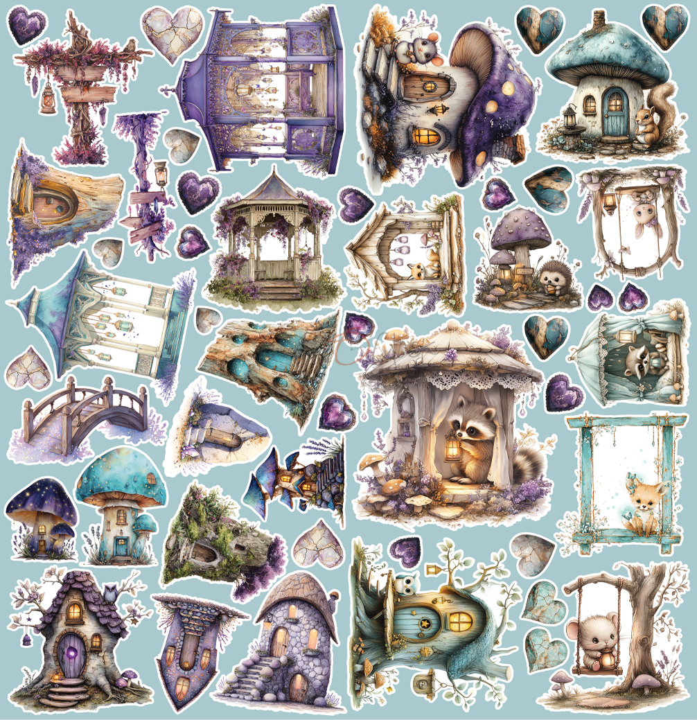 Craft O`Clock Flowers of Delight - Extras set - MIX - Bilde 9