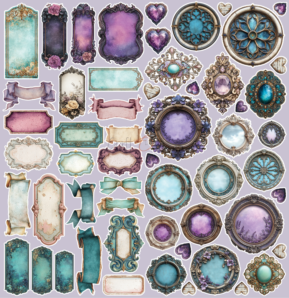 Craft O`Clock Flowers of Delight - Extras set - MIX - Bilde 10