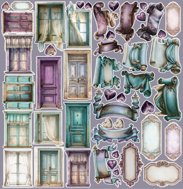 Craft O`Clock Flowers of Delight - Extras set - MIX