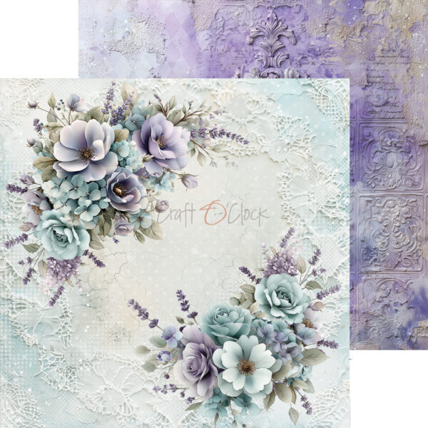 Craft O`Clock Flowers of Delight - 20,3x20,3 cm - MIX