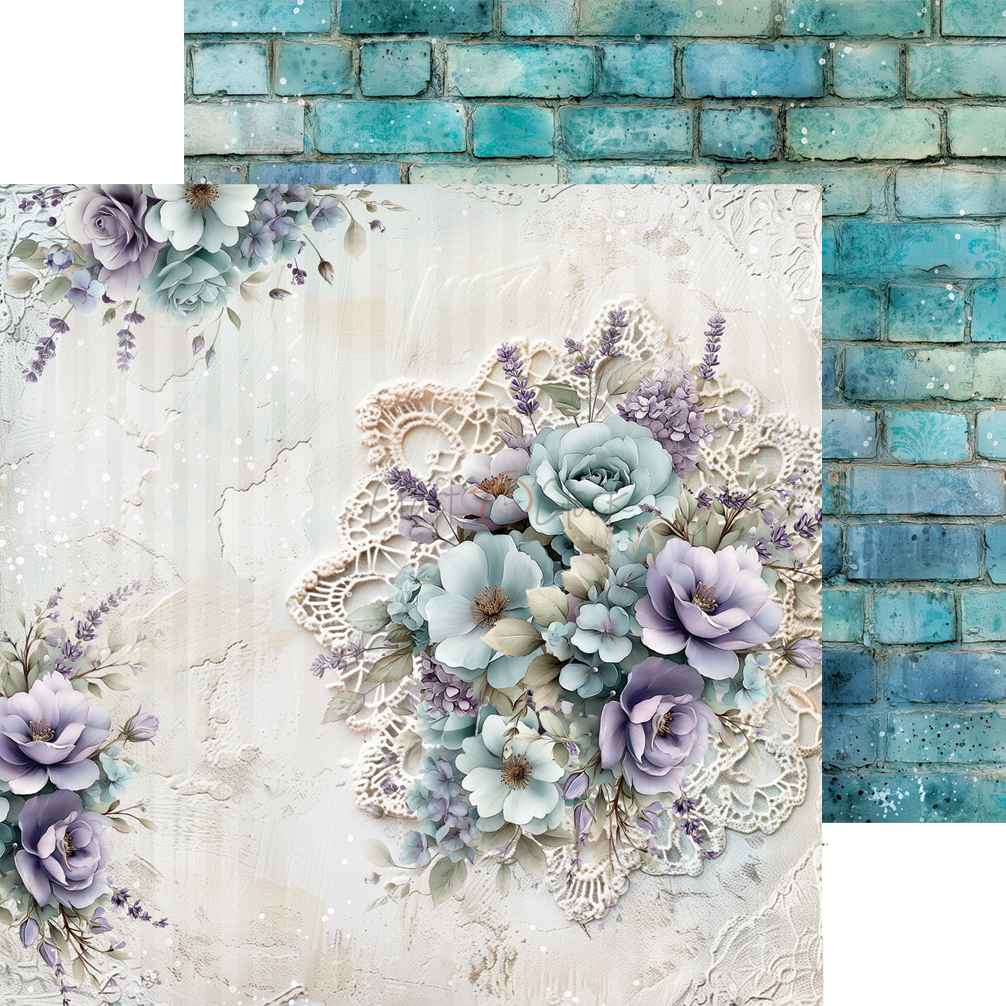 Craft O`Clock Flowers of Delight - 20,3x20,3 cm - MIX - Bilde 6