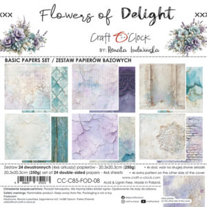 Craft O`Clock Flowers of Delight - 20,3x20,3 cm - MIX - Bilde 7