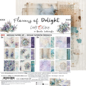 Craft O`Clock Flowers of Delight - 20,3x20,3 cm - MIX - Bilde 14