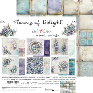 Craft O`Clock Flowers of Delight - 20,3x20,3 cm - MIX - Bilde 16