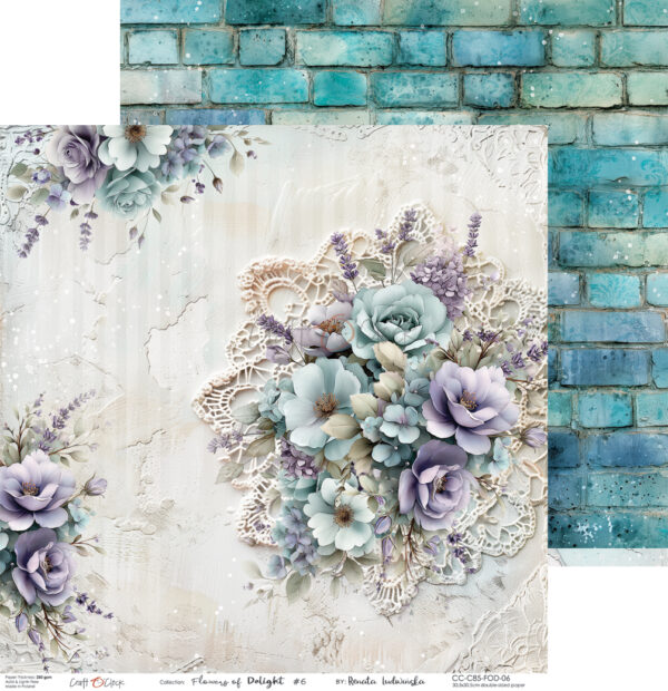 Craft O`Clock Flowers of Delight - 30,5x30,5 cm