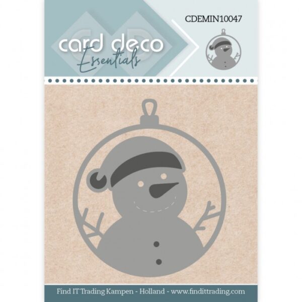Card Deco Essentials Mini Dies - Snømann