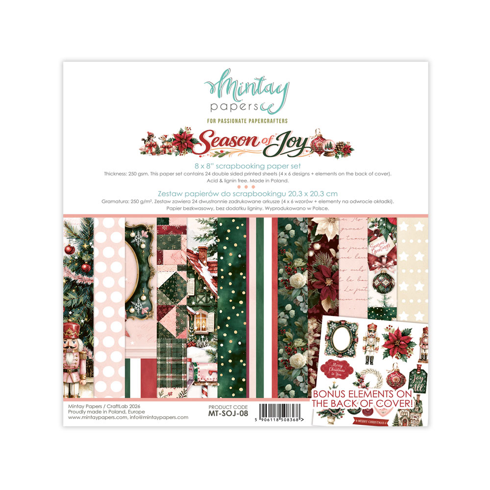 Mintay Season of Joy 08 8x8 Blokk - Bilde 1
