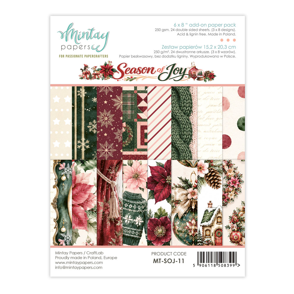 Mintay Season of Joy 11 6x8 Blokk - Bilde 1