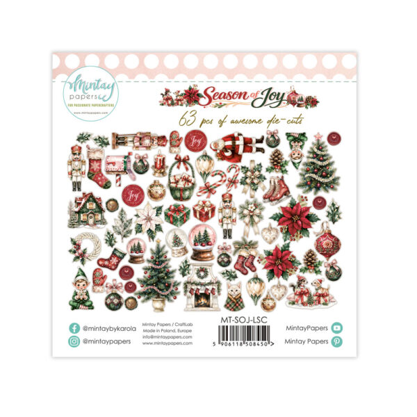 Mintay Season of Joy Die-Cuts 60 stk