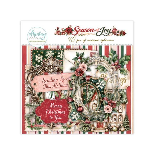 Mintay Season of Joy Ephemera 33 stk
