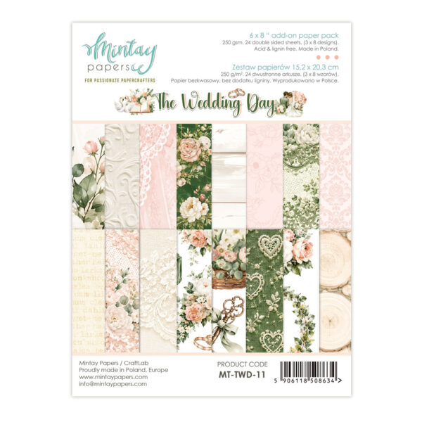 Mintay The Wedding Day 11 6x8 Blokk