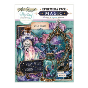 Art Journal Ephemera - Magic 68 stk - Bilde 1