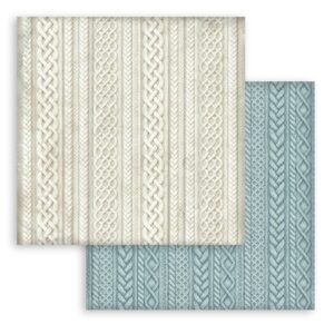 Stamperia White Christmas - Backgrounds 12x12 Blokk - Bilde 24